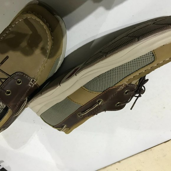 MENS DEXTER COMFORT SUEDE LEATHER BOAT SHOES SIZE 8 1/2 MEMORY FOAM - Picture 4 of 4